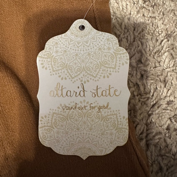 NWT Brown Button Up Dress - Picture 4 of 5